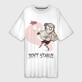 Платье-футболка 3D с принтом Dont starve в Кировске,  |  | Тематика изображения на принте: 