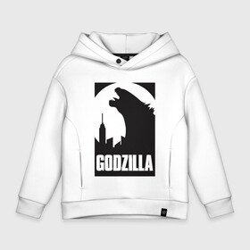 Детское худи Oversize хлопок с принтом GODZILLA POSTER в Кировске, френч-терри — 70% хлопок, 30% полиэстер. Мягкий теплый начес внутри —100% хлопок | боковые карманы, эластичные манжеты и нижняя кромка, капюшон на магнитной кнопке | Тематика изображения на принте: comic con | godzilla | gojira | logo | годзилла | знаки | иероглифы | лого | монстр | фильм | чудовище