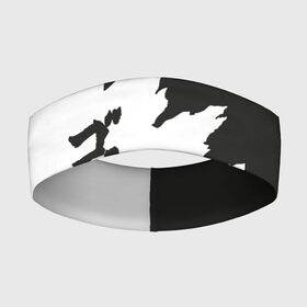 Повязка на голову 3D с принтом GODZILLA | ГОДЗИЛЛА в Кировске,  |  | comic con | godzilla | gojira | logo | годзилла | знаки | иероглифы | лого | монстр | фильм | чудовище
