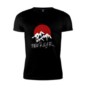 Мужская футболка премиум с принтом Painkiller Mountain в Кировске, 92% хлопок, 8% лайкра | приталенный силуэт, круглый вырез ворота, длина до линии бедра, короткий рукав | jeembo | джангирян | джимбо
