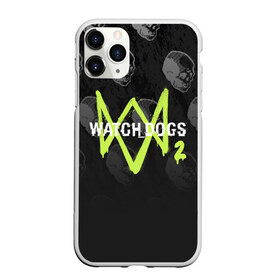 Чехол для iPhone 11 Pro Max матовый с принтом WATCH DOGS 2 в Кировске, Силикон |  | action | ct os | fox | gamer | hacker | player | watch dogs | watch dogs 2 | знак лиса | хакер