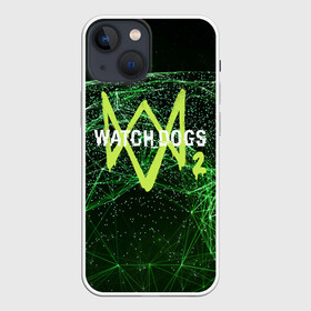 Чехол для iPhone 13 mini с принтом WATCH DOGS 2 в Кировске,  |  | action | ct os | fox | gamer | hacker | player | watch dogs | watch dogs 2 | знак лиса | хакер