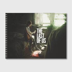 Альбом для рисования с принтом THE LAST OF US в Кировске, 100% бумага
 | матовая бумага, плотность 200 мг. | gamer | player | stels | the last of us | the last of us part 2 | бегун | джоэл | каннибалы | охотники | сталкер | топляк | цикады | щелкун | элли