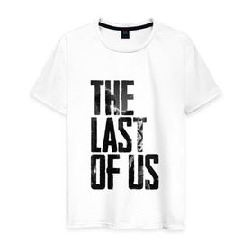 Мужская футболка хлопок с принтом THE LAST OF US в Кировске, 100% хлопок | прямой крой, круглый вырез горловины, длина до линии бедер, слегка спущенное плечо. | 