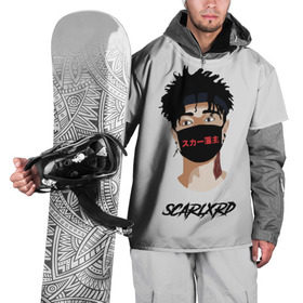 Накидка на куртку 3D с принтом Scarlxrd в Кировске, 100% полиэстер |  | band | rap | rapper | scarlord | scarlxrd | scxrlord | в маске | лорд | рэп | рэпер | рэппер | скар | скарлорд | скрим
