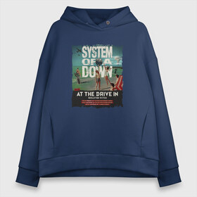 Женское худи Oversize хлопок с принтом System of a Down в Кировске, френч-терри — 70% хлопок, 30% полиэстер. Мягкий теплый начес внутри —100% хлопок | боковые карманы, эластичные манжеты и нижняя кромка, капюшон на магнитной кнопке | soad | soil | system of a down | группа | дав | дарон малакян | джон долмаян | метал | ню | оф | рок | серж танкян | систем | соад | сод | соэд | шаво одаджян | э доун