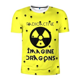 Мужская футболка 3D спортивная с принтом Imagine Dragons radioactive в Кировске, 100% полиэстер с улучшенными характеристиками | приталенный силуэт, круглая горловина, широкие плечи, сужается к линии бедра | dragons | evolve | imagines | imagining | radioactive | вообрази драконов | имеджин драгонс | рок | хит