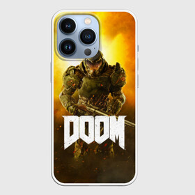 Чехол для iPhone 13 Pro с принтом DOOM 2016 в Кировске,  |  | Тематика изображения на принте: 