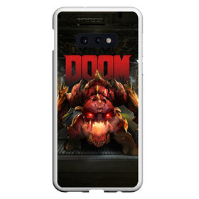 Чехол для Samsung S10E с принтом DOOM Pinky в Кировске, Силикон | Область печати: задняя сторона чехла, без боковых панелей | 