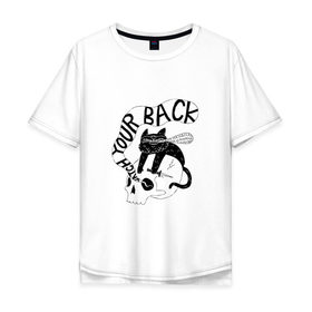 Мужская футболка хлопок Oversize с принтом DARK SOULS в Кировске, 100% хлопок | свободный крой, круглый ворот, “спинка” длиннее передней части | 