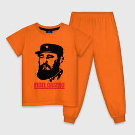 Детская пижама хлопок с принтом Фидель Кастро в Кировске, 100% хлопок |  брюки и футболка прямого кроя, без карманов, на брюках мягкая резинка на поясе и по низу штанин
 | Тематика изображения на принте: 