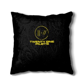 Подушка 3D с принтом Twenty One Pilots (Trench) #2 в Кировске, наволочка – 100% полиэстер, наполнитель – холлофайбер (легкий наполнитель, не вызывает аллергию). | состоит из подушки и наволочки. Наволочка на молнии, легко снимается для стирки | Тематика изображения на принте: trench | twenty one pilots