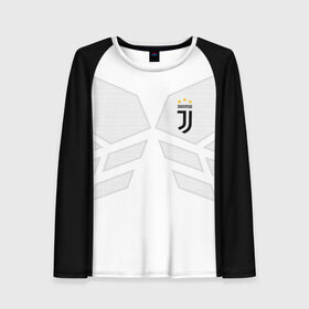 Женский лонгслив 3D с принтом JUVENTUS SPORT (НА СПИНЕ) в Кировске, 100% полиэстер | длинные рукава, круглый вырез горловины, полуприлегающий силуэт | cr7 | fc | football | football club | juve | juventus | ronaldo | sport | роналдо | спорт | спортивные | униформа | фирменные цвета | фк | футбол | футбольный клуб | ювентус