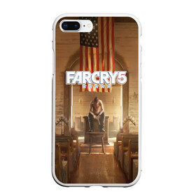 Чехол для iPhone 7Plus/8 Plus матовый с принтом Far Cry 5 в Кировске, Силикон | Область печати: задняя сторона чехла, без боковых панелей | 