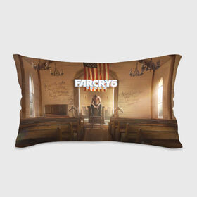 Подушка 3D антистресс с принтом Far Cry 5 в Кировске, наволочка — 100% полиэстер, наполнитель — вспененный полистирол | состоит из подушки и наволочки на молнии | 