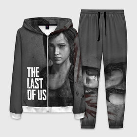 Мужской костюм 3D с принтом THE LAST OF US в Кировске, 100% полиэстер | Манжеты и пояс оформлены тканевой резинкой, двухслойный капюшон со шнурком для регулировки, карманы спереди | gamer | player | stels | the last of us | the last of us part 2 | бегун | джоэл | каннибалы | охотники | сталкер | топляк | цикады | щелкун | элли