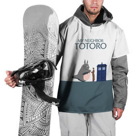Накидка на куртку 3D с принтом Мой сосед Тоторо в Кировске, 100% полиэстер |  | 10 доктор | doctor who | my neighbor totoro | tardis | totoro | десятый доктор | доктор кто | тардис | тоторо