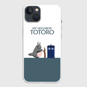 Чехол для iPhone 13 с принтом Мой сосед Тоторо в Кировске,  |  | 10 доктор | doctor who | my neighbor totoro | tardis | totoro | десятый доктор | доктор кто | тардис | тоторо