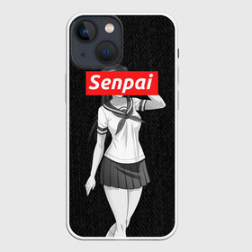 Чехол для iPhone 13 mini с принтом СЕНПАЙ   SENPAI в Кировске,  |  | ahegao | anime | kawai | kowai | otaku | senpai | sugoi | waifu | weeaboo | yandere | аниме | ахегао | вайфу | виабу | каваи | ковай | культура | отаку | сенпай | сугои | тренд | яндере