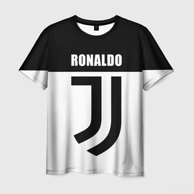 Мужская футболка 3D с принтом Ronaldo Juventus в Кировске, 100% полиэфир | прямой крой, круглый вырез горловины, длина до линии бедер | cr7 | cristiano ronaldo | football | juventus | криштиану роналду | роналдо | роналду | ювентус