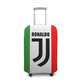 Чехол для чемодана 3D с принтом Ronaldo Juventus Italy в Кировске, 86% полиэфир, 14% спандекс | двустороннее нанесение принта, прорези для ручек и колес | cr7 | cristiano ronaldo | football | juventus | криштиану роналду | роналдо | роналду | футбол | ювентус