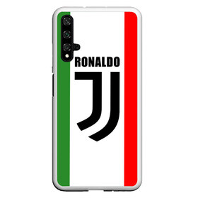 Чехол для Honor 20 с принтом Ronaldo Juventus Italy в Кировске, Силикон | Область печати: задняя сторона чехла, без боковых панелей | cr7 | cristiano ronaldo | football | juventus | криштиану роналду | роналдо | роналду | футбол | ювентус