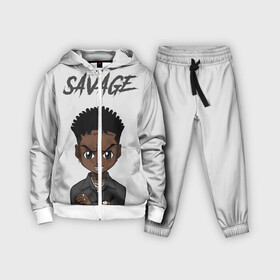 Детский костюм 3D с принтом 21 Savage в Кировске,  |  | Тематика изображения на принте: 21 savage | 21 дикарь