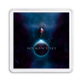 Магнит 55*55 с принтом No Man’s Sky в Кировске, Пластик | Размер: 65*65 мм; Размер печати: 55*55 мм | Тематика изображения на принте: no man sky | no mans sky | no man’s sky | no man’s sky next