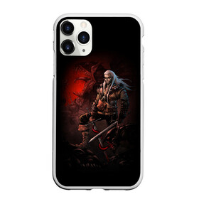 Чехол для iPhone 11 Pro матовый с принтом The Witcher в Кировске, Силикон |  | witcher | ведьмак | геральт