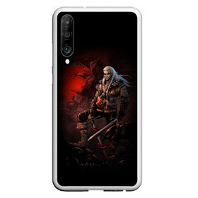 Чехол для Honor P30 с принтом The Witcher в Кировске, Силикон | Область печати: задняя сторона чехла, без боковых панелей | witcher | ведьмак | геральт