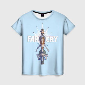 Женская футболка 3D с принтом Far Cry 5 в Кировске, 100% полиэфир ( синтетическое хлопкоподобное полотно) | прямой крой, круглый вырез горловины, длина до линии бедер | 