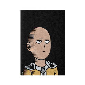 Обложка для паспорта матовая кожа с принтом One-Punch Man Ванпачмен в Кировске, натуральная матовая кожа | размер 19,3 х 13,7 см; прозрачные пластиковые крепления | Тематика изображения на принте: onepunch | аниме | анимэ  | вапначмен | генос | пачмен