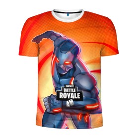 Мужская футболка 3D спортивная с принтом Fortnite OMEGA в Кировске, 100% полиэстер с улучшенными характеристиками | приталенный силуэт, круглая горловина, широкие плечи, сужается к линии бедра | 