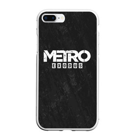 Чехол для iPhone 7Plus/8 Plus матовый с принтом METRO EXODUS в Кировске, Силикон | Область печати: задняя сторона чехла, без боковых панелей | exodus | horror | metro exodus | survival | игры | исход | метро | метро 2035