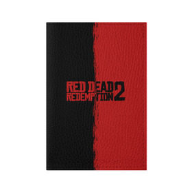 Обложка для паспорта матовая кожа с принтом RED DEAD REDEMPTION 2 в Кировске, натуральная матовая кожа | размер 19,3 х 13,7 см; прозрачные пластиковые крепления | rdr | rdr2 | red dead redemption 2 | rockstar | дикий запад | ковбои