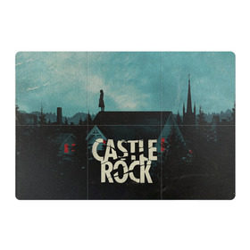 Магнитный плакат 3Х2 с принтом Castle Rock в Кировске, Полимерный материал с магнитным слоем | 6 деталей размером 9*9 см | castle rock | hulu | билл скарсгард | дж.дж. абрамс | касл рок | кубик в кубе | стивен кинг | шоушенк