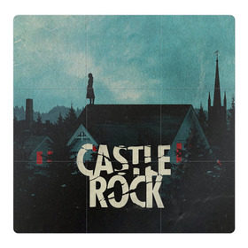 Магнитный плакат 3Х3 с принтом Castle Rock в Кировске, Полимерный материал с магнитным слоем | 9 деталей размером 9*9 см | castle rock | hulu | билл скарсгард | дж.дж. абрамс | касл рок | кубик в кубе | стивен кинг | шоушенк