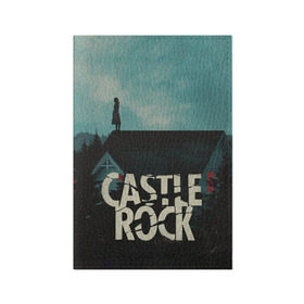 Обложка для паспорта матовая кожа с принтом Castle Rock в Кировске, натуральная матовая кожа | размер 19,3 х 13,7 см; прозрачные пластиковые крепления | castle rock | hulu | билл скарсгард | дж.дж. абрамс | касл рок | кубик в кубе | стивен кинг | шоушенк