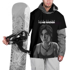 Накидка на куртку 3D с принтом Rise if The Tomb Raider в Кировске, 100% полиэстер |  | adventure | lara croft | tomb rider | археолог | гробниц | крофт | лара | приключения | расхитительница
