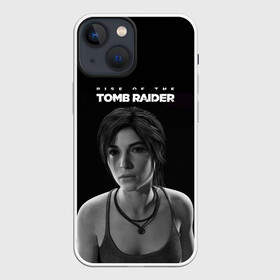 Чехол для iPhone 13 mini с принтом Rise if The Tomb Raider в Кировске,  |  | Тематика изображения на принте: adventure | lara croft | tomb rider | археолог | гробниц | крофт | лара | приключения | расхитительница