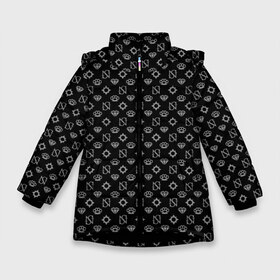 Зимняя куртка для девочек 3D с принтом GTA 5 Online Sessanta Nove #7 в Кировске, ткань верха — 100% полиэстер; подклад — 100% полиэстер, утеплитель — 100% полиэстер. | длина ниже бедра, удлиненная спинка, воротник стойка и отстегивающийся капюшон. Есть боковые карманы с листочкой на кнопках, утяжки по низу изделия и внутренний карман на молнии. 

Предусмотрены светоотражающий принт на спинке, радужный светоотражающий элемент на пуллере молнии и на резинке для утяжки. | Тематика изображения на принте: auto | grand | gta | gta5 | rockstar | sn | theft | гта | гта5 | рокстар | тревор