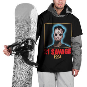 Накидка на куртку 3D с принтом 21 Savage в Кировске, 100% полиэстер |  | Тематика изображения на принте: 21 savage | boomin | issa | metro | mode | numb | rap | trap | бешеный | сэведж | твени ван севедж | твенти