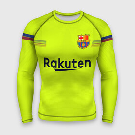 Мужской рашгард 3D с принтом Coutinho away 18 19 в Кировске,  |  | barcelona | champions | coutinho | league | philippe | spain | барселона | испания | коутиньо | лига | филиппе | чемпионов