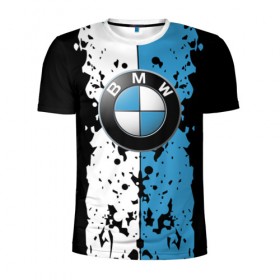 Мужская футболка 3D спортивная с принтом BMW sign в Кировске, 100% полиэстер с улучшенными характеристиками | приталенный силуэт, круглая горловина, широкие плечи, сужается к линии бедра | auto | bmw | logo | автомобиль | бмв | логотип | машина | эмблема