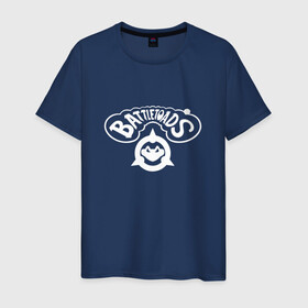 Мужская футболка хлопок с принтом BATTLETOADS в Кировске, 100% хлопок | прямой крой, круглый вырез горловины, длина до линии бедер, слегка спущенное плечо. | battletoads | space | батлтодс | космос | лягушки