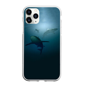 Чехол для iPhone 11 Pro Max матовый с принтом Акулы в Кировске, Силикон |  | Тематика изображения на принте: море | океан | подводный мир | рыба | хищник