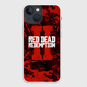 Чехол для iPhone 13 mini с принтом RED DEAD REDEMPTION 2 в Кировске,  |  | gamer | gun | logo | play | player | rdr2 | red dead redemption 2 | rockstar | western | вестерн | ковбои | компьютерные игры 2019 | криминал | лого | рокстар