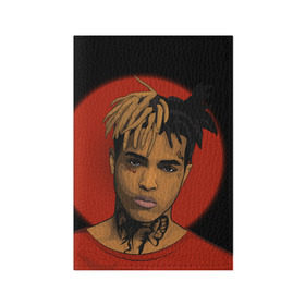 Обложка для паспорта матовая кожа с принтом XXXTentacion в Кировске, натуральная матовая кожа | размер 19,3 х 13,7 см; прозрачные пластиковые крепления | xxxtentacion