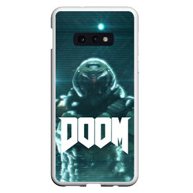 Чехол для Samsung S10E с принтом DOOM в Кировске, Силикон | Область печати: задняя сторона чехла, без боковых панелей | demon | devil | doom | doom vfr | evil | game | mars | red | демон | дум | игры | космос | красная планета | марс | пришельцы