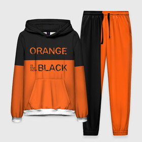 Мужской костюм 3D (с толстовкой) с принтом Orange Is the New Black в Кировске,  |  | orange is the new black | оранжевый  хит сезона